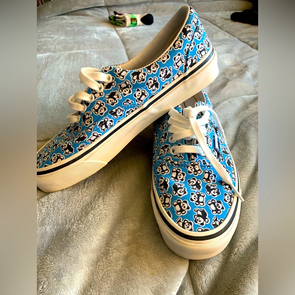 Blue Panda Vans Sneakers